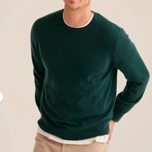 NWT NAADAM 100% Cashmere Crewneck Sweater – Pine Green – Size XS